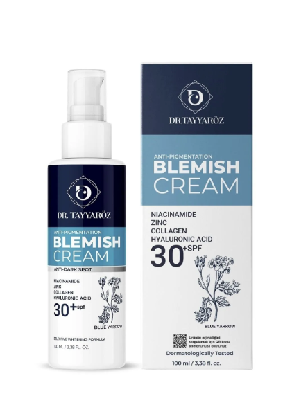 DR TAYYARÖZ Cilt Beyazlatıcı Leke Kremi 30+Spf DRTAYYARÖZBLEMİSHCREAM