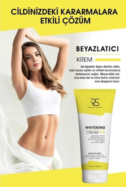 rise and shine Beyazlatıcı Krem ( Whitening) - 100 ml RS0084