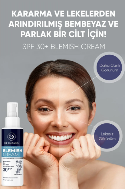 DR TAYYARÖZ Cilt Beyazlatıcı Leke Kremi 30+Spf DRTAYYARÖZBLEMİSHCREAM