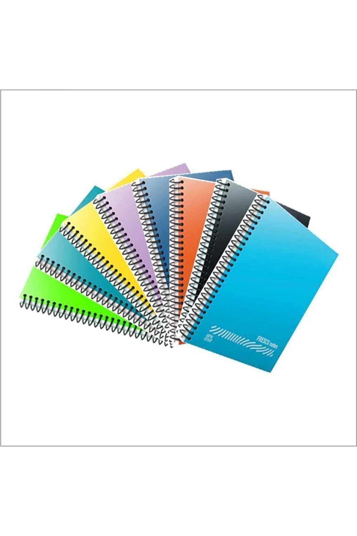 Gıpta Fresco (6'lı Paket) A4 80 Yaprak 6 Kareli Plastik Kapak Defter 10005345589