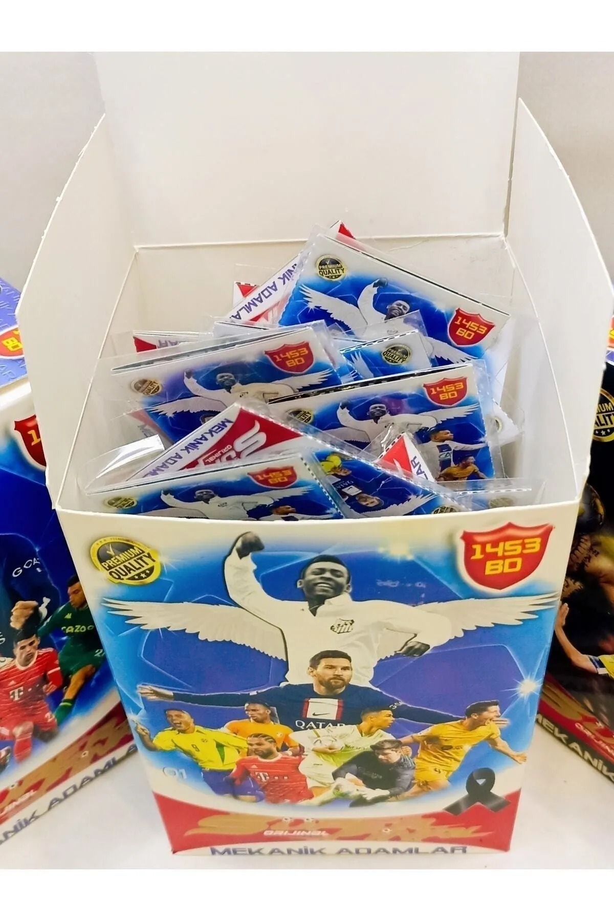 1453 Bd Süper Final Mekanik Adamlar En Son Sezon Futbolcu Kartları 150 Paket 3lü (450 Kart) Dekomeka150