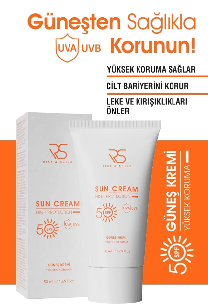 rise and shine Güneş Kremi Spf 50+ - 50 Ml RS0125