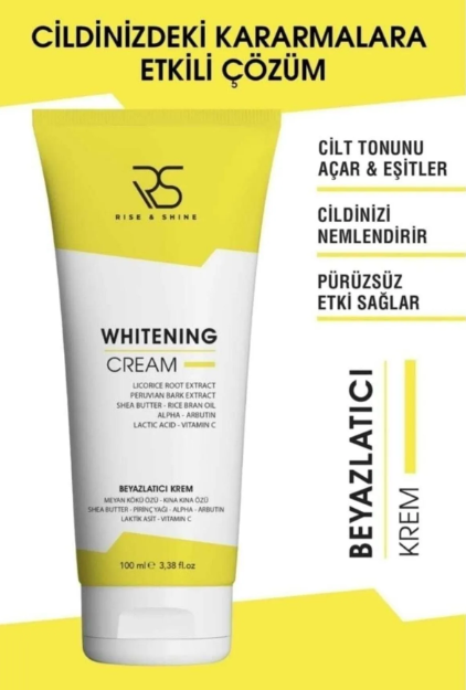 rise and shine Beyazlatıcı Krem ( Whitening) - 100 ml RS0084